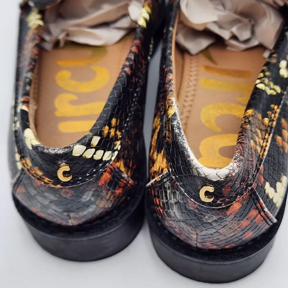 Sam Edelman Women's Circus Deana Slip-On Loafer Black,‎ Size 7M See Photos